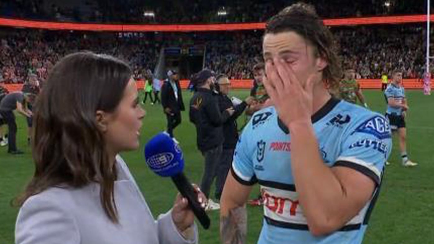 Nicho Hynes shattered after Sharks' semi-final exit as coach admits performance was 'not good enough'