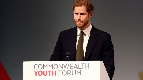 Prince Harry has been appointed the Commonwealth Youth Ambassador. (AP/AAP)