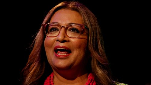 Greens Deputy Leader Mehreen Faruqi during the Greens State Election Campaign Launch in Sydney.