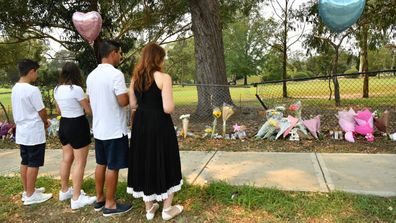 Loved ones and family members paid their respects at the crash site today.
