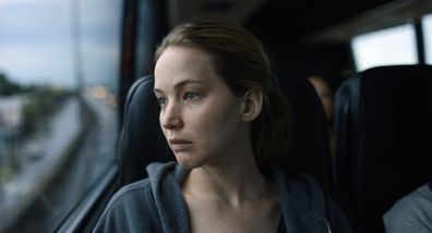 This image released by Apple TV+ shows Jennifer Lawrence in "Causeway."