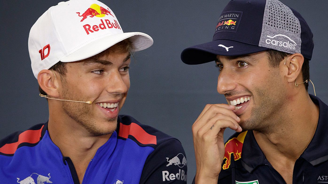 Gasly and Ricciardo