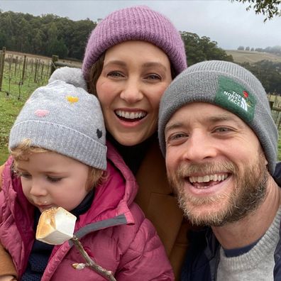 Hamish and Zoe with four-year-old Rudy.