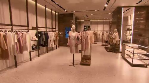 Shoppers can get their designer fix before boarding a flight. (9NEWS)