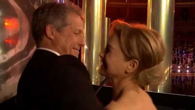 Hugh Grant and Renee Zellweger reunite at BAFTA awards.