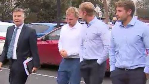 The three tradesmen have all escaped jail time. (9NEWS)