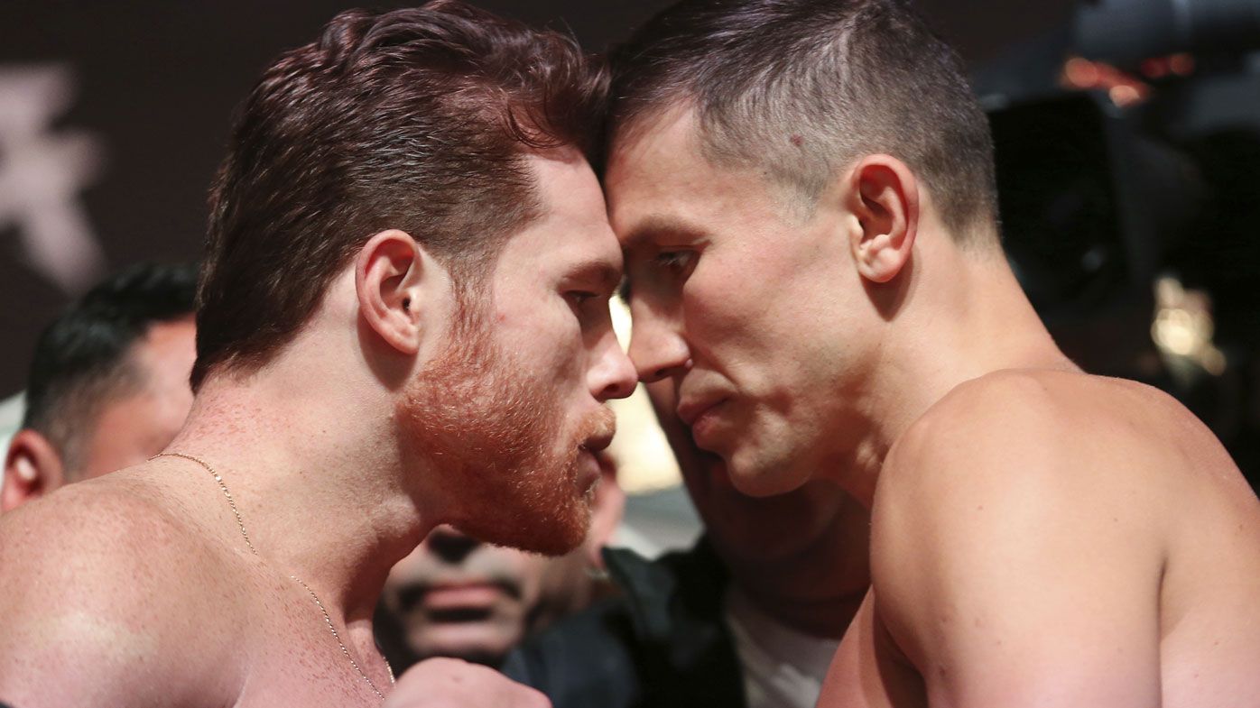 GGG, Canelo separated at weigh-in ahead of rematch