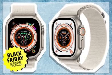 9PR: Apple Watch Ultra (GPS + Cellular, 49mm) Smart watch - Titanium Case with Starlight Alpine Loop