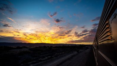 Sunset from The Ghan