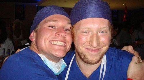 Dean Hofstee was killed by a drunk driver. Dean Hofstee and Daniel Glaubert.