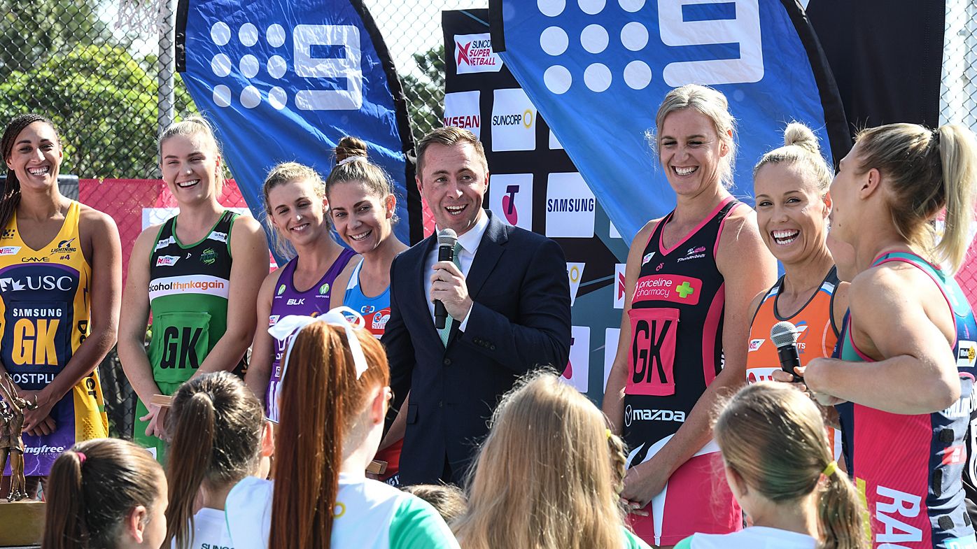 The Super Netball captains seen during the season launch in Sydney
