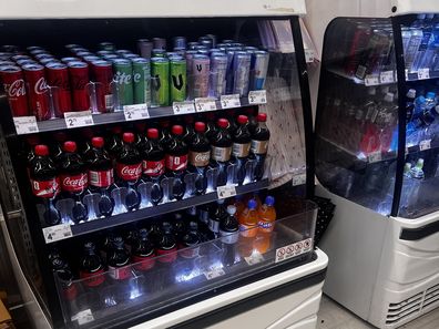 cold drinks in the supermarket cost more than those on the shelves of Coles Woolworths Aldi 