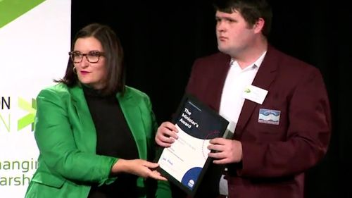 The Newcastle student was among an elite group of 40 selected to receive the top honour in the New South Wales education system.