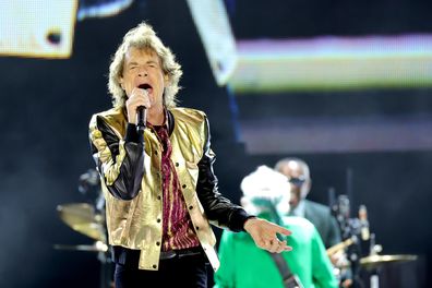 EAST RUTHERFORD, NEW JERSEY - MAY 26: Mick Jagger of The Rolling Stones performs during 'Stones Tour '24 Hackney Diamonds' at MetLife Stadium on May 26, 2024 in East Rutherford, New Jersey. (Photo by Mike Coppola/Getty Images)