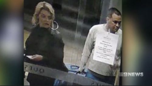 The pair have been caught on CCTV allegedly committing a number of crimes. Picture: Supplied