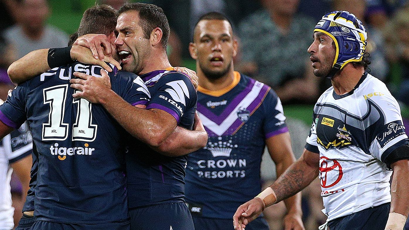 Storm celebrate after beating Cowboys