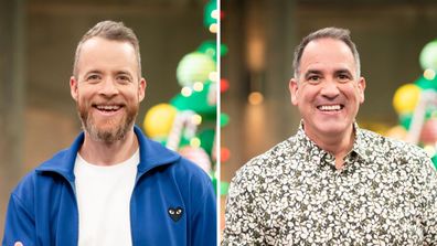 Hamish Blake,Ryan McNaught, LEGO Masters Bricksmas Special 2022.