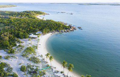 Tropical paradise at Bawaka Homelands, remote Arnhem Land beaches, Northern Territory