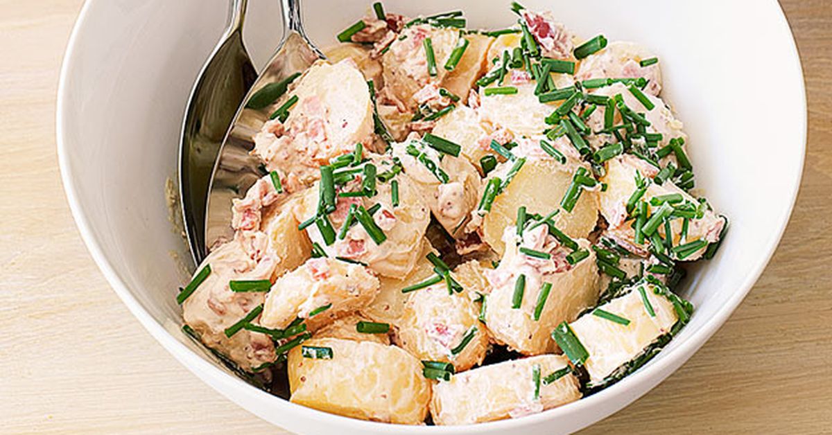 Potato Salad With Bacon And Sour Cream 9kitchen