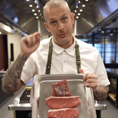 TikToker and chef Andy Hearnden ranked steaks from least favourite to favourite.