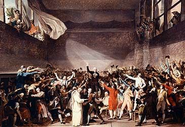 Members of the National Assembly swore the Tennis Court Oath in which city?