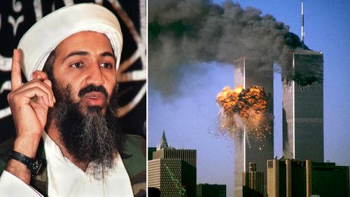 Osama Bin Laden was the architect of the 9/11 attacks in New York and Washington DC. (Photos: AAP).