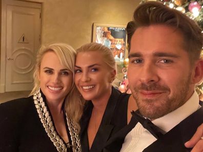 Hugh Sheridan with Rebel Wilson and Ramona Agruma