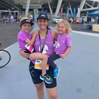 Mum Ashley North has raised over $30,000 running for premature babies