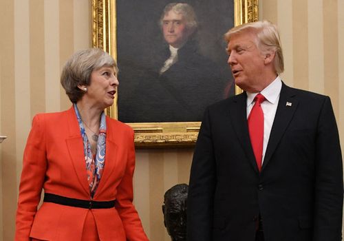 US President Donald Trump is due to meet UK Prime Minister Theresa May when he visits next month. (Photo: AP).