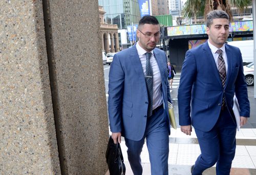 Salim Mehajer was in court today for the proceedings. Picture: AAP