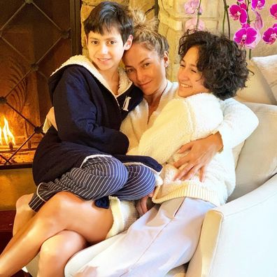 Jennifer Lopez with her twins Max and Emme Maribel Muñiz