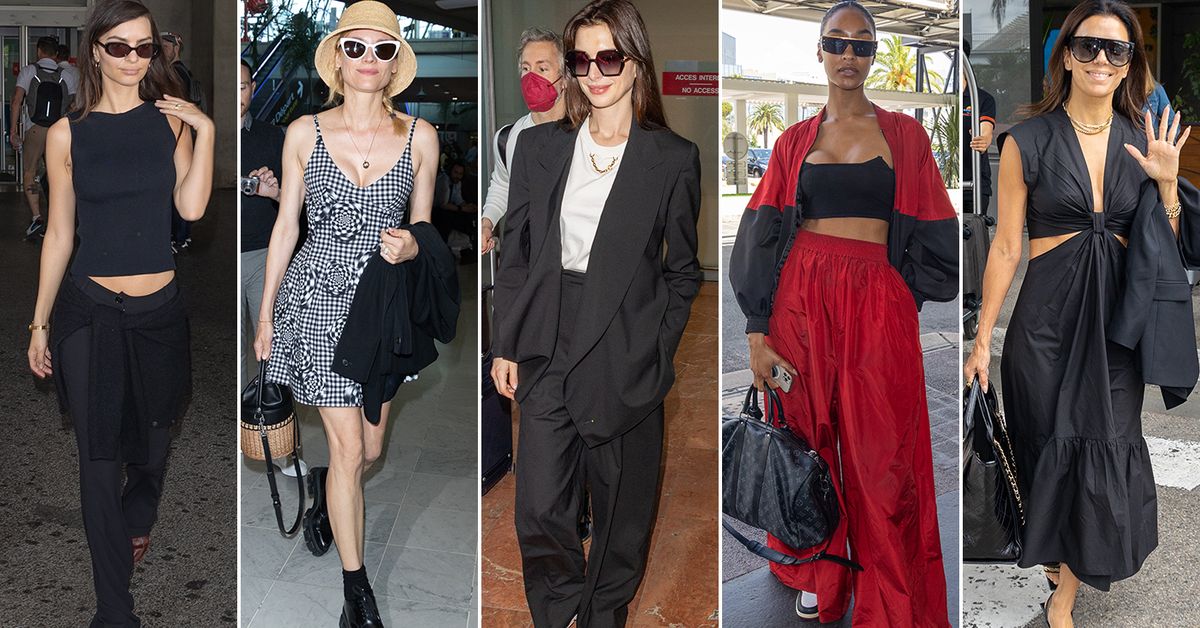 8 Chic Cannes Film Festival Airport Looks at Nice Arrivals