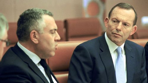 Joe Hockey and Tony Abbott. (AAP)