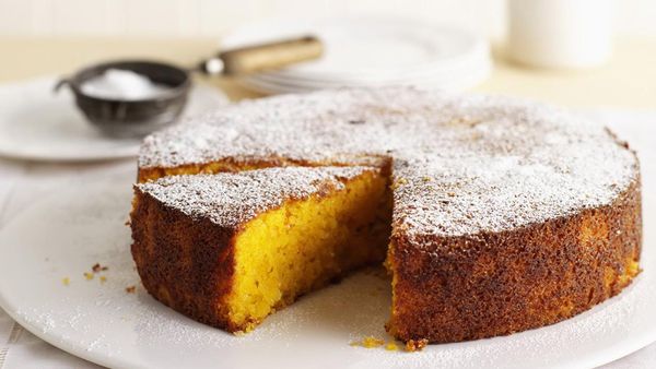 Mandarin polenta cake