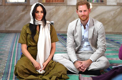 The Duke and Duchess of Sussex visit a mosque in South Africa.