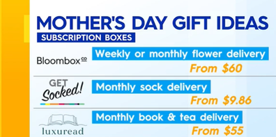 Mother's Day subscriptions
