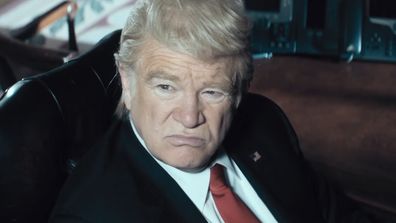 Brendan Gleeson as President Donald Trump on Stan's The Comey Rule. 