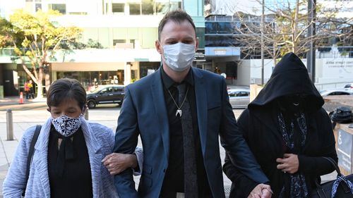 Ute driver Tommy Balla outside the NSW District Court today. aaron vidal