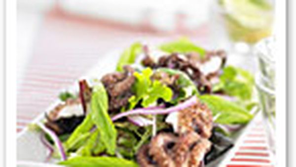 Marinated octopus salad