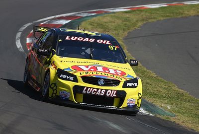 Shane Van Gisbergen led for large parts of the race. (Getty)