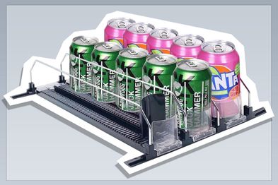 9PR: KITment Soda Can Organiser for Refrigerator