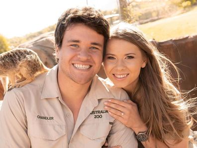 Chandler Powell, Bindi Irwin, engagement ring