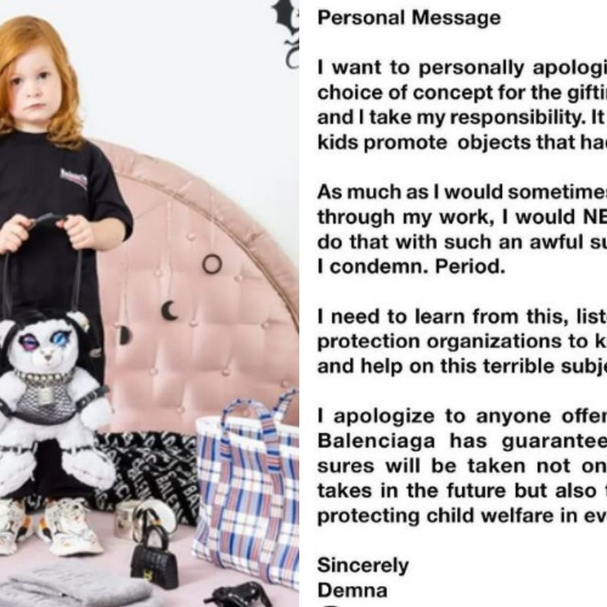 Demna Apologizes for Balenciaga Ad Campaign Depicting Children – WWD