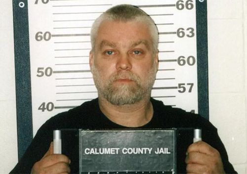 The 2005 mug shot of Steven Avery at the Calumet County Jail, in Wisconsin, US.