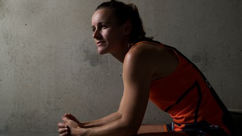 Greater Western Sydney Giants player, Alicia Eva. 