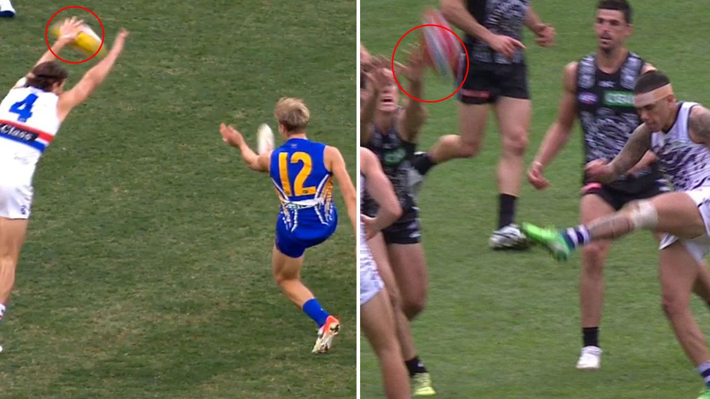 AFL admits to second goal review error in Oscar Allen goal against Western Bulldogs
