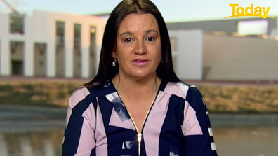 Jacqui Lambie said she was asking about public housing and the need for it when the interjection occurred.