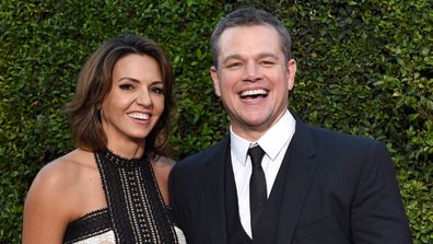 Matt Damon and his wife Luciana Barroso 