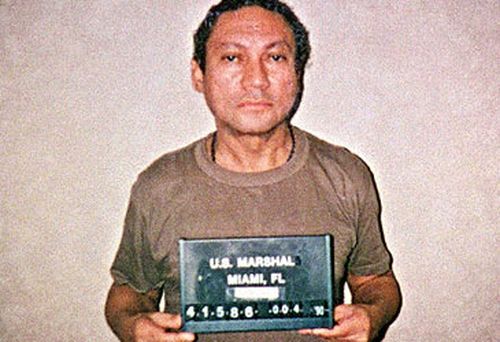 Manuel Noriega's mugshot. (AFP)