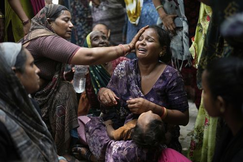 Air India plane crash site